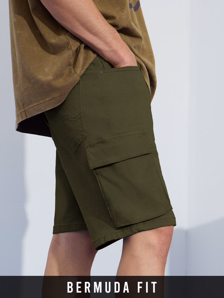 Utility Denim: Olive
Men Denim Shorts